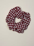 Large Burgundy Gingham