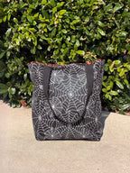 Reversible trick-or-treat tote