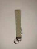 Sage Dot Wristlet Keychains