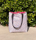 Reversible trick-or-treat tote